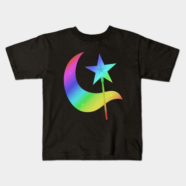 MLP - Cutie Mark Rainbow Special - Trixie Kids T-Shirt by ariados4711